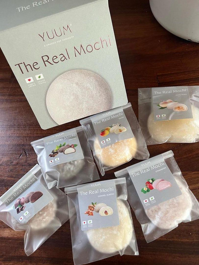 Individually packed frozen Japanese mochi