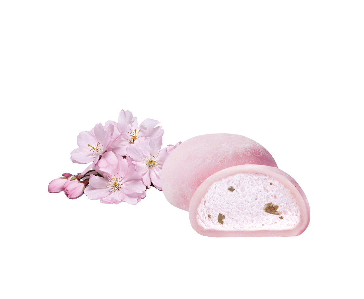 Sakura Cherry Blossom Floral Japanese Mochi Cream Ice