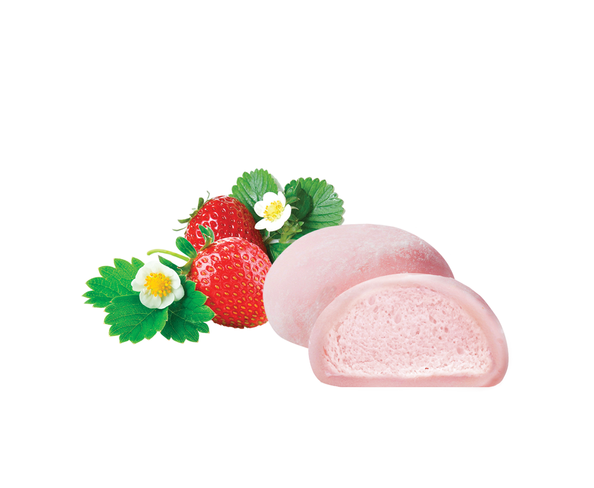 Strawberry Fruit Japanese Mochi Cream Ice