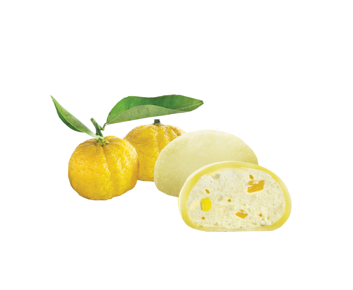 Yuzu Fruit Japanese Mochi Cream Ice