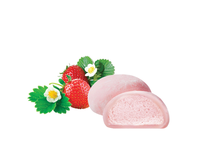 Strawberry Fruit Japanese Mochi Cream Ice