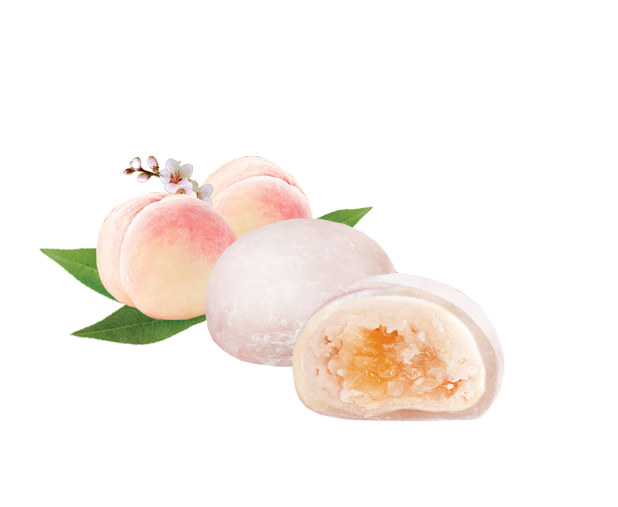 White Peach mochi
