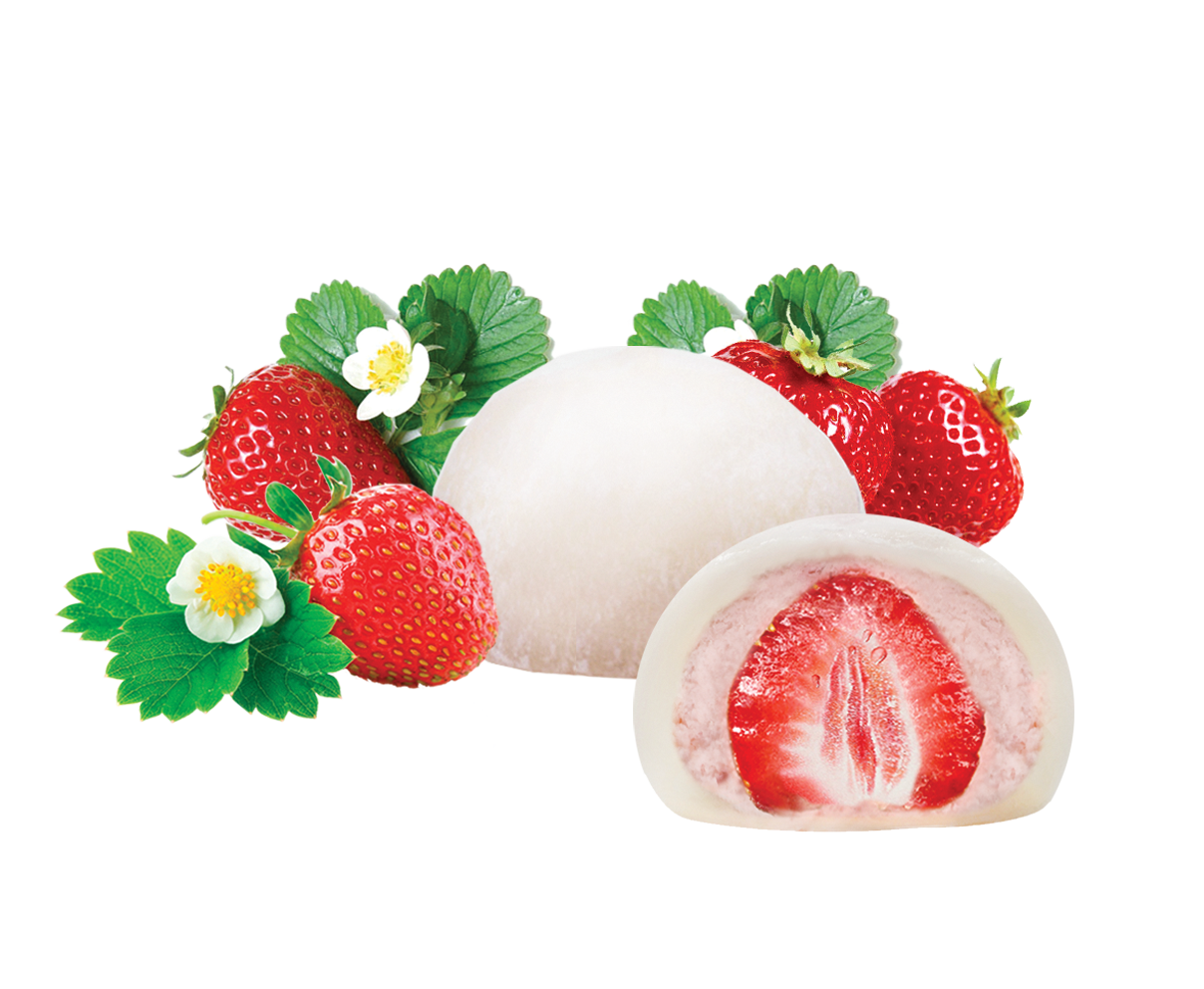 Whole Strawberry mochi